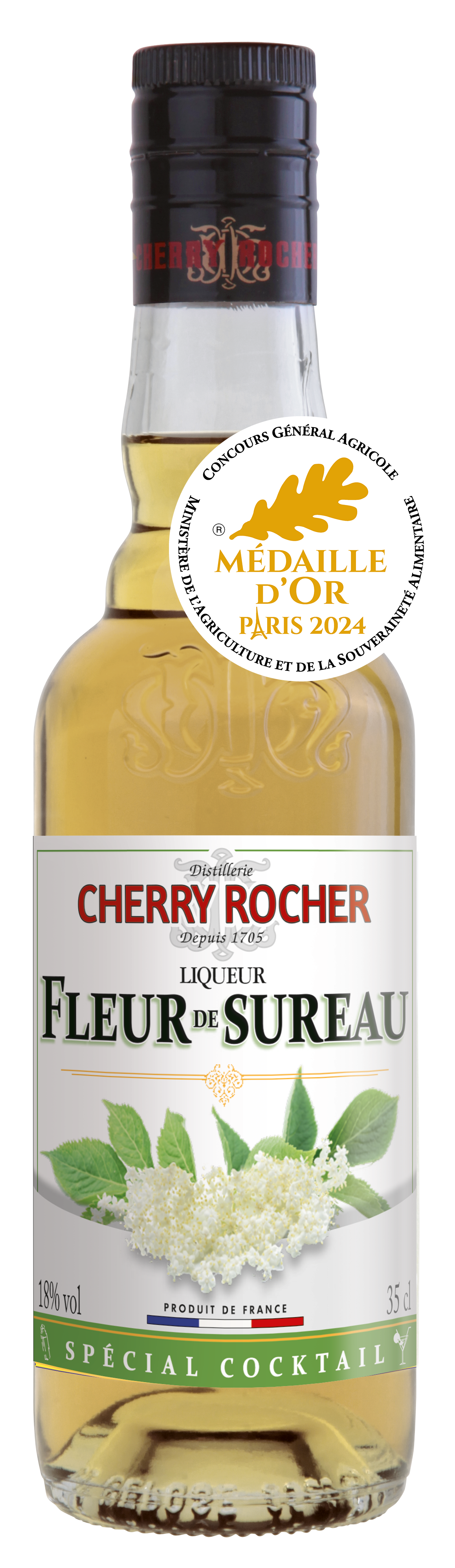 Liqueur de fleur de sureau - Cherry Rocher