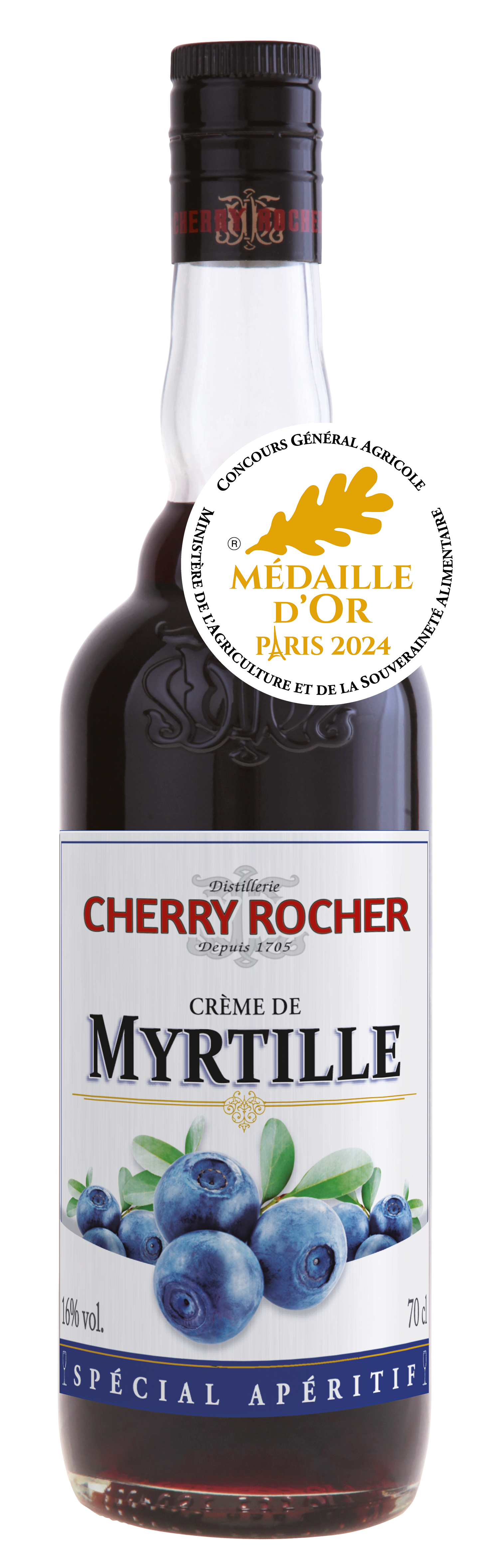 Crème de myrtille - Cherry Rocher
