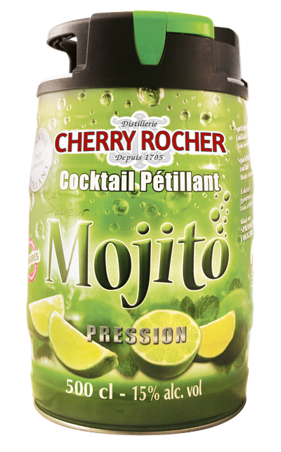 Fût de mojito 5L - Cherry Rocher