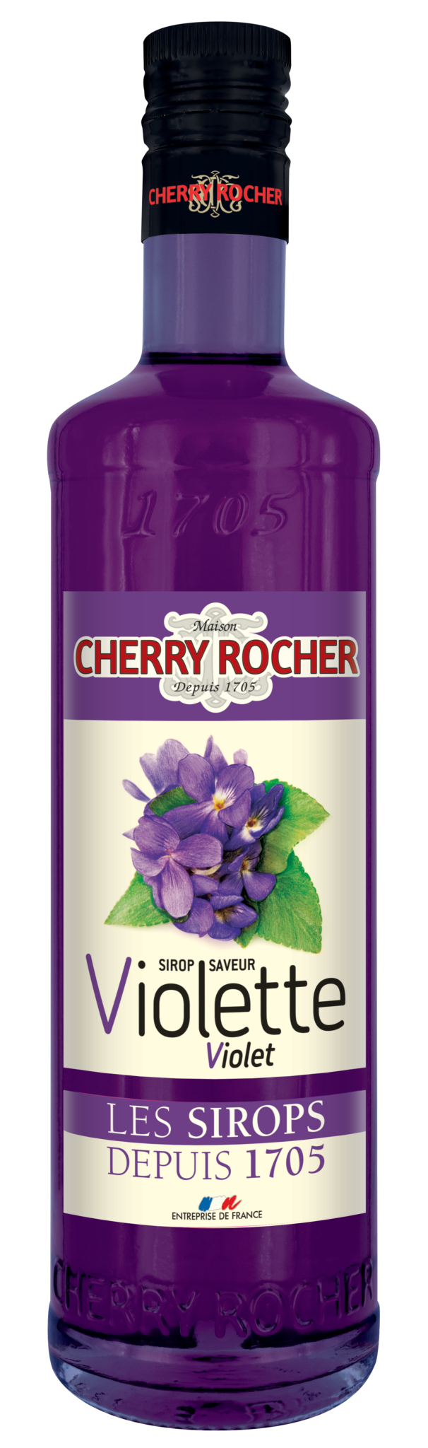 Violet Syrup Graphics Violet flavored syrup - Cherry-rocher