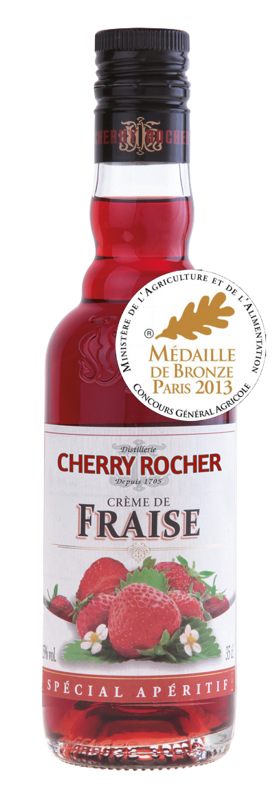 Crème de fraise / Strawberry liqueur - Fruit liqueurs 35 cl