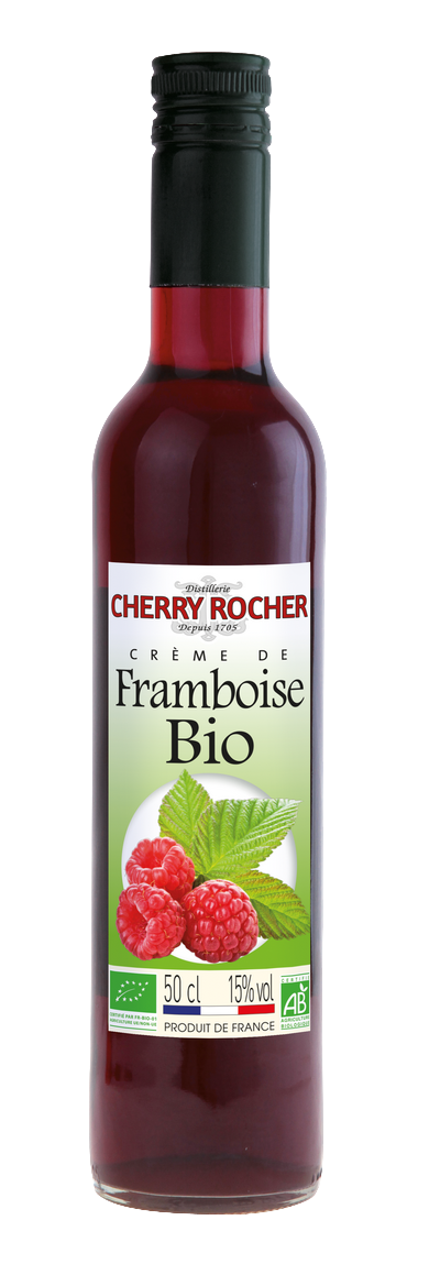 Crème de framboise BIO certifiée AB / Organic raspberry liqueur - Cherry Rocher