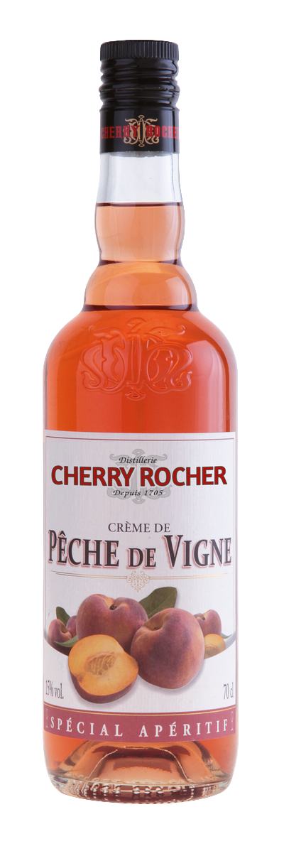 Crème de pêche de vigne / Vinepeach liqueur - Cherry Rocher