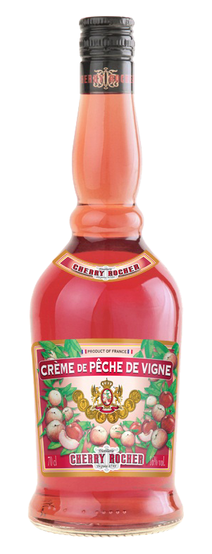 Crème de pêche de vigne / Vinepeach liqueur - Cherry Rocher