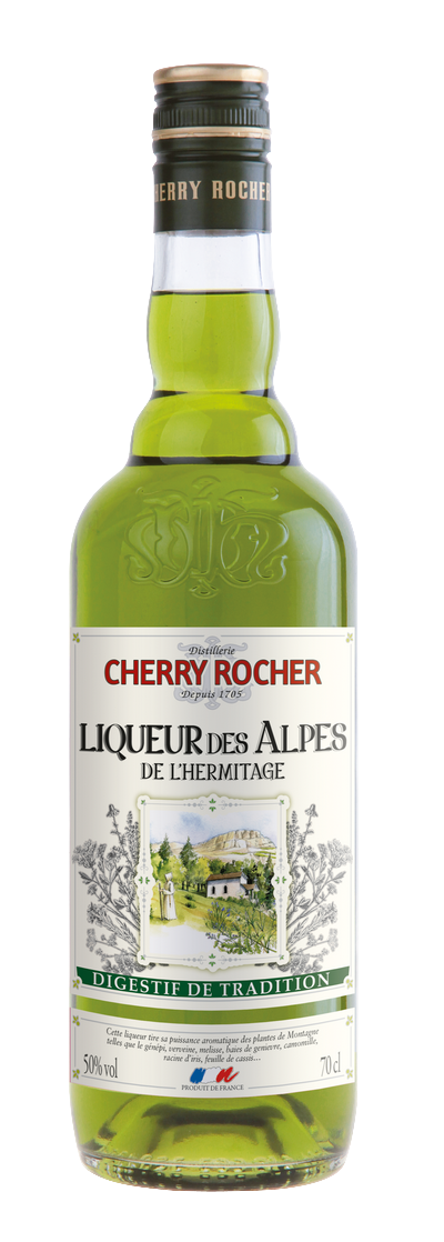 Hermitage Green Liqueur - Cherry Rocher