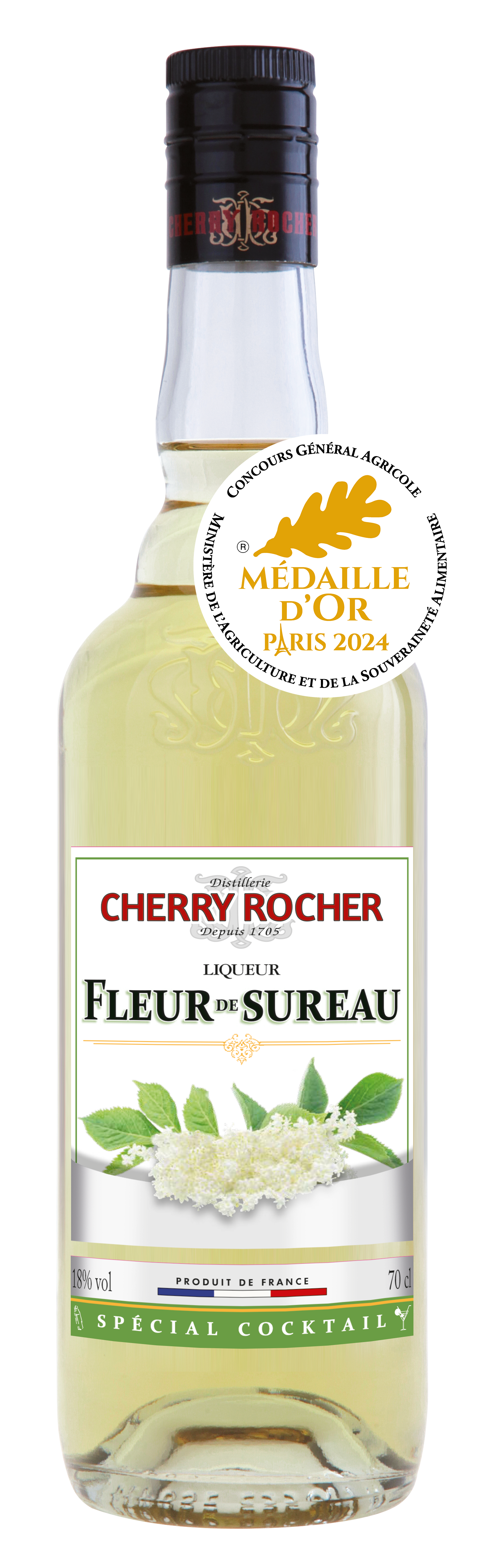 Fleur de sureau – 70 cl - Cherry Rocher