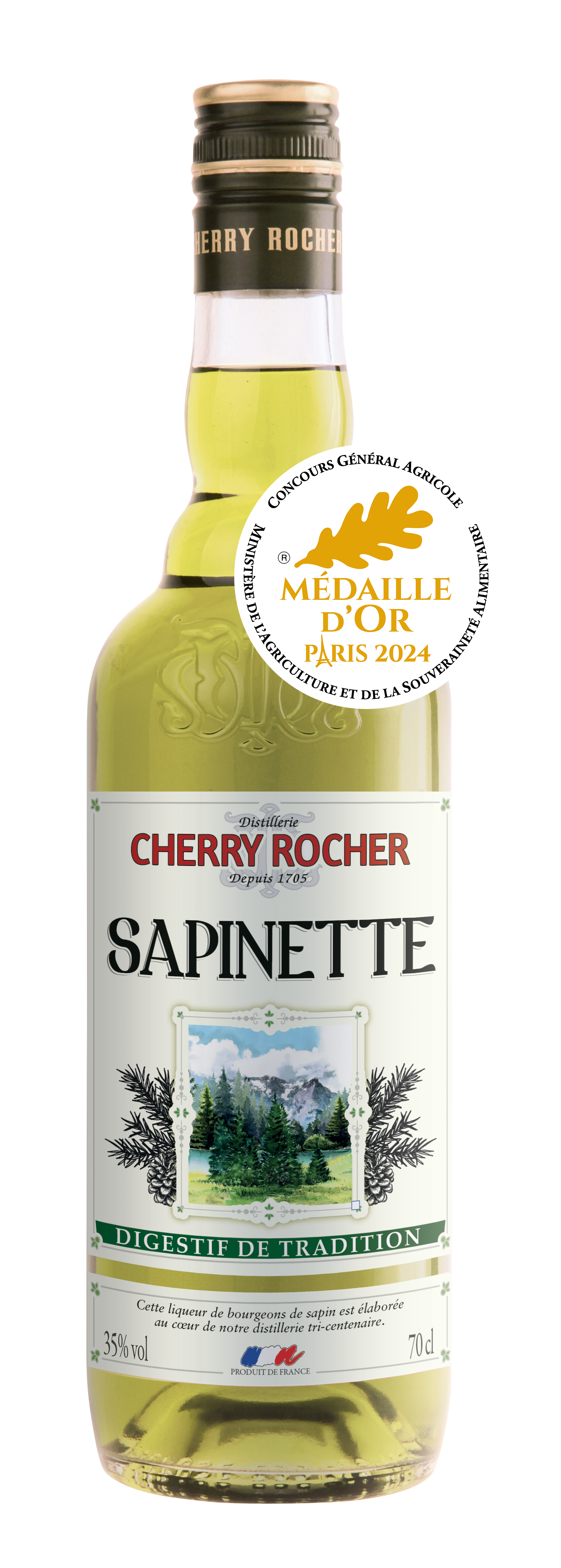 Liqueur Sapinette - Cherry Rocher