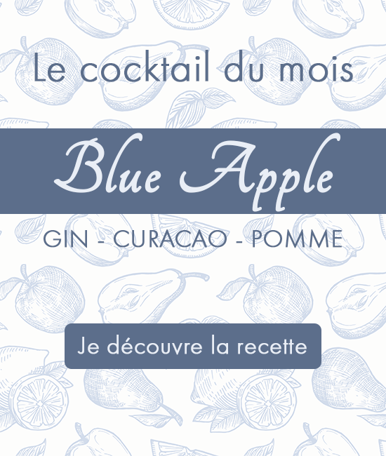 cocktail du mois de mai : blue apple