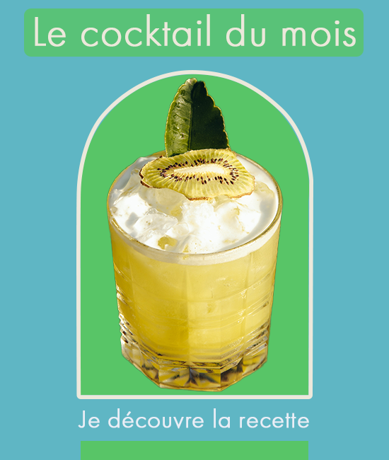 cocktail kiwi poire mars