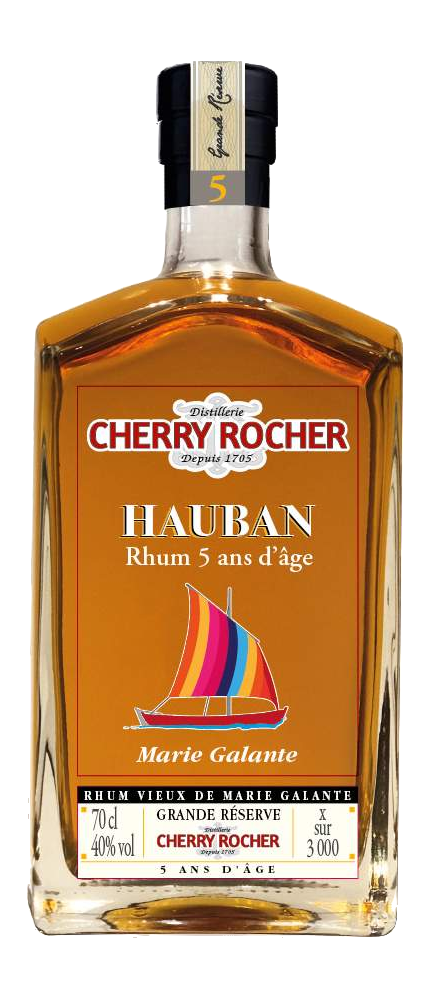 Hauban 5 year old rum – Marie-Galante Island - Cherry Rocher