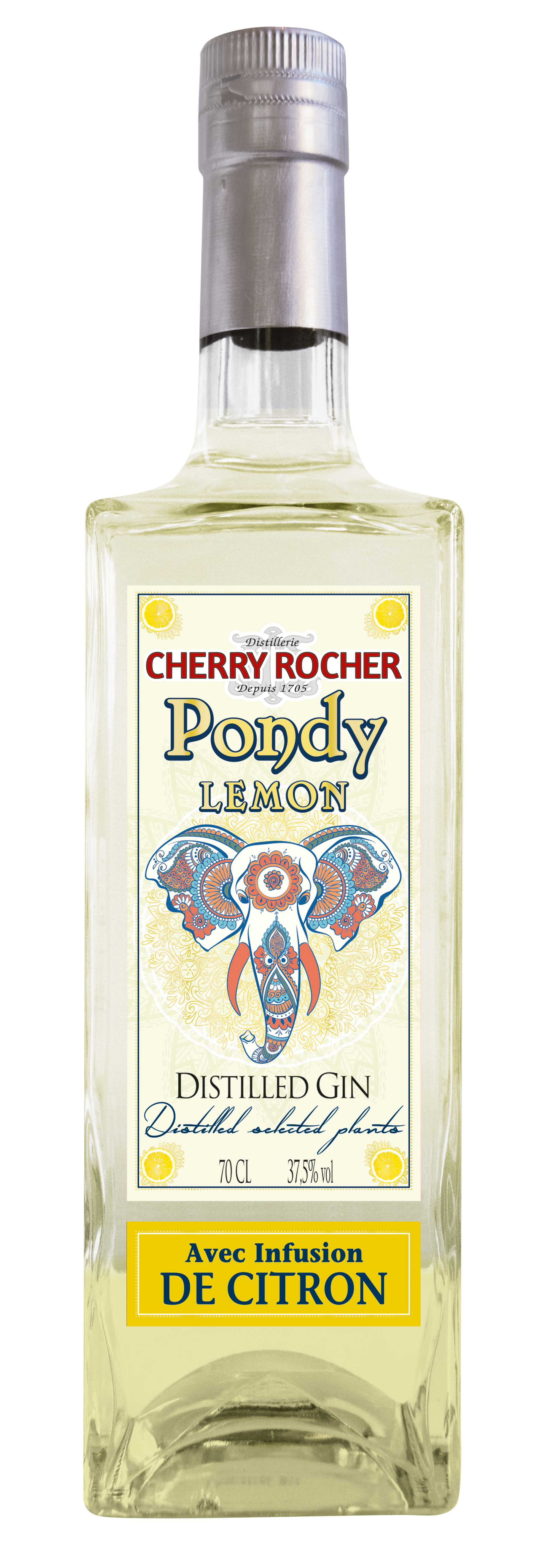 Lemon Gin Pondy - Cherry Rocher