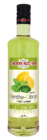 bouteille de sirop menthe citron