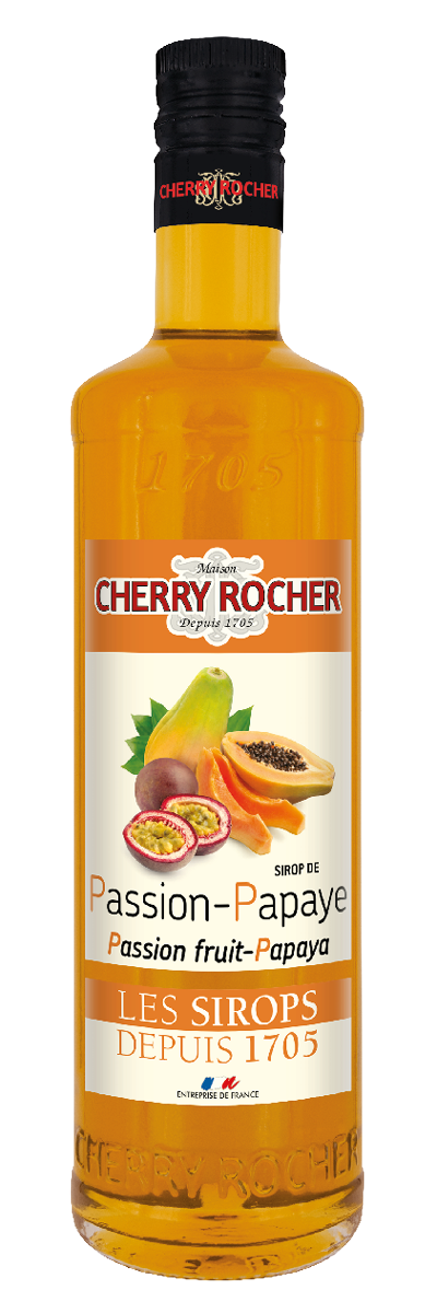 Passion fruit-papaya syrup - Cherry Rocher