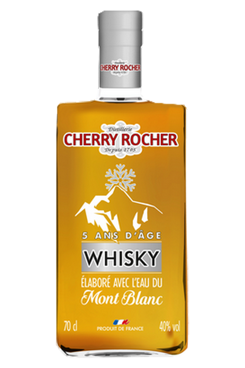 Whisky made with the waters of the Mont Blanc - Cherry Rocher